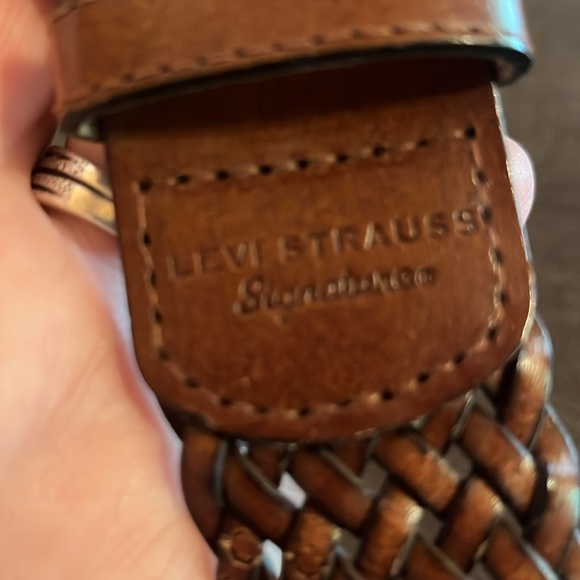 Levi’s Leather Braided & Studed Belt 39” - Picture 4 of 8